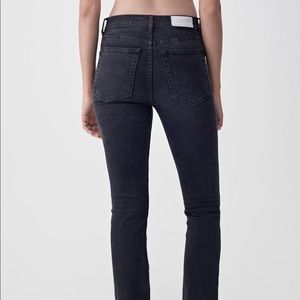 Re/Done Double Needle Long Jeans